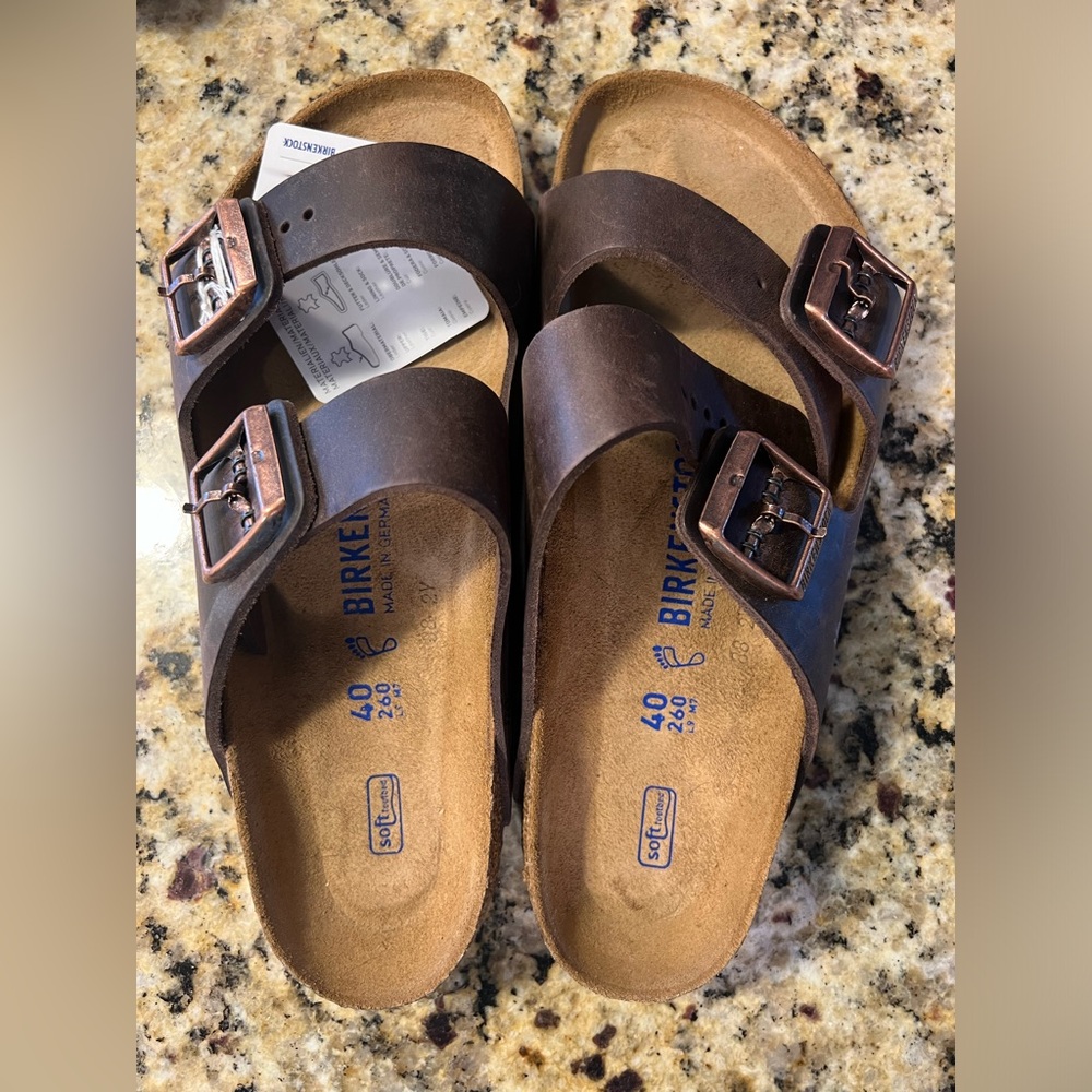 Birkenstock Arizona Habana size 40 NWT